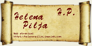 Helena Pilja vizit kartica